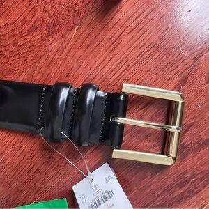 J. Crew | Accessories | J Crew Black Italian Leather Belt  display picture 3